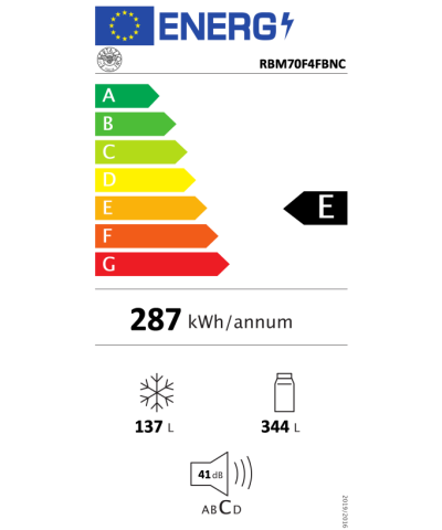 FRIGORIFERO RBM70F4FBNC (BERT)