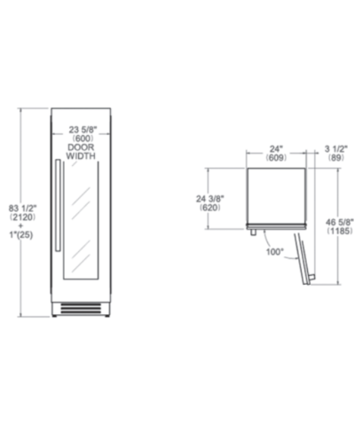 CANTINA WC605BRX2T / WC605BLX2T (BERT)