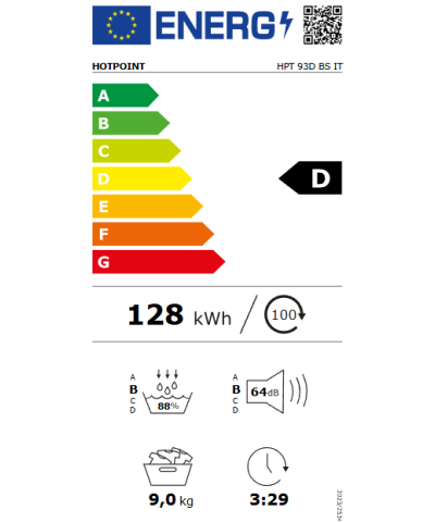 ASCIUGATRICE HPT93DBSIT (HOTP)