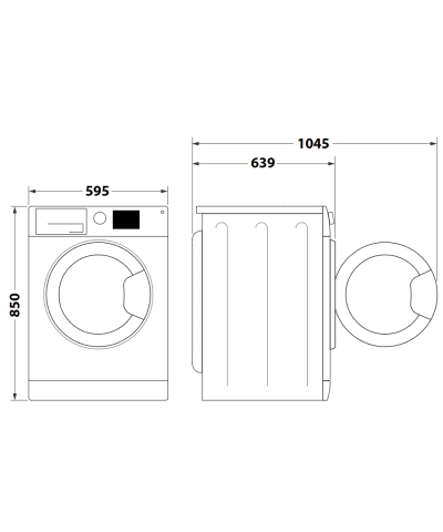 LAVATRICE NBT1148WSAIT (HOTP)