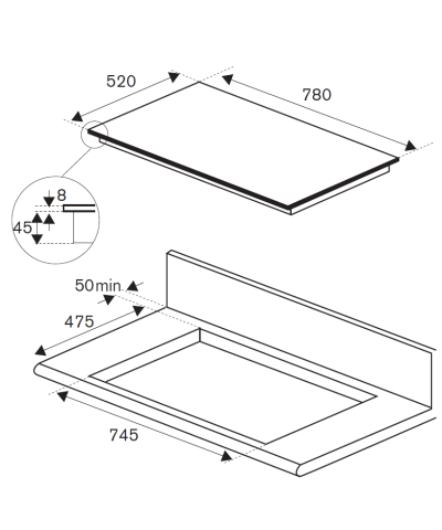 PIANO IND. P784I1M37CT (BERT)