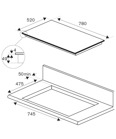 PIANO IND. P784I1M30NP (BERT)