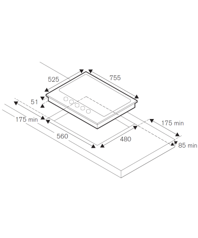PIANO C. P755CMODGNE (BERT)