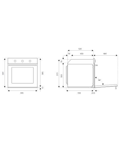 FORNO F605HERGKNE (BERT)