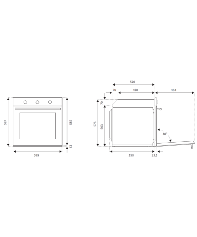 FORNO F605MODGKXS (BERT)