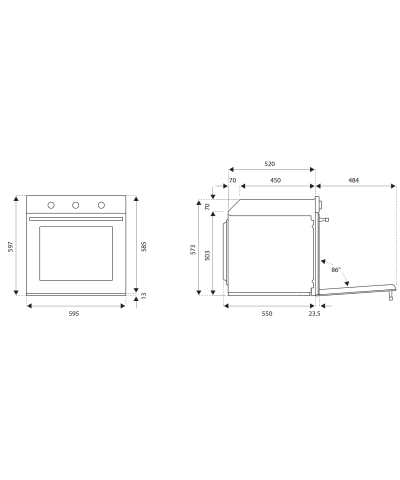 FORNO F605PROGKX (BERT)
