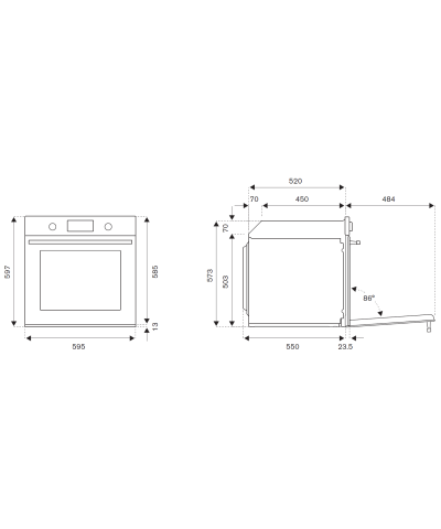 FORNO F609HEREKTNE (BERT)