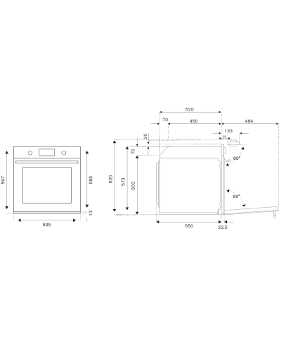 FORNO FHER6117CTNX3 (BERT)