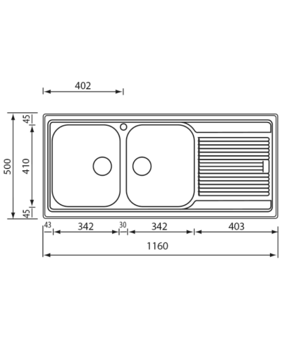 LAVELLO ZENITH PLUS 011267 (CM)