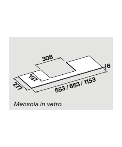CAPPA VIRGOLA EVOLUTION 90CM (FALM)