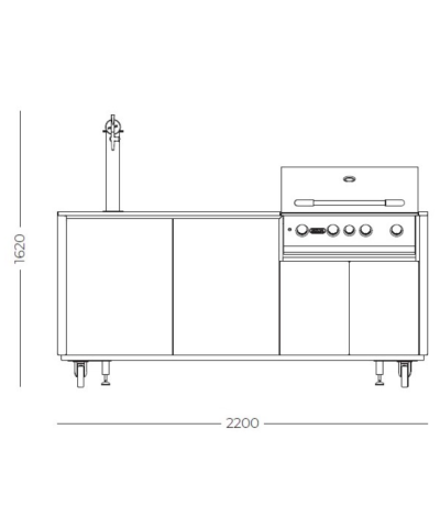 7555016 CUCINA DA ESTERNO (FOST)