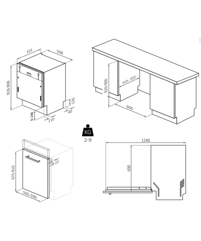 LAVASTOVIGLIE L6NP52E-SH (DELO)
