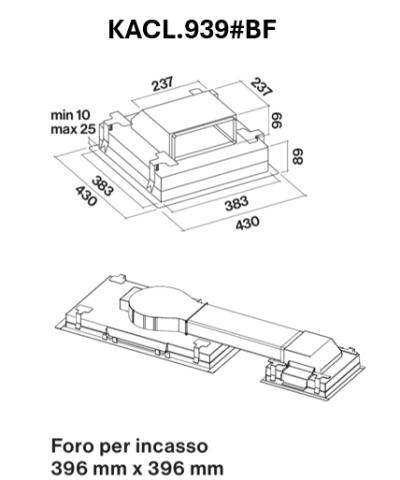 CAPPA NUVOLA LED 140 (FALM)