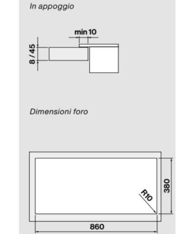 PIANO INDUZIONE 88CM (FALM)