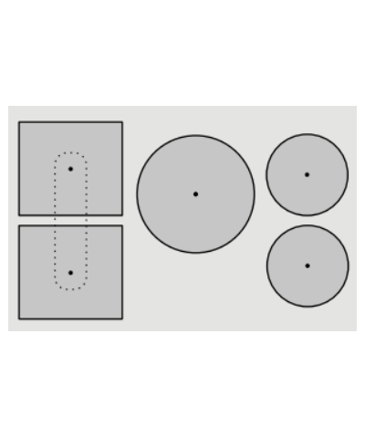 PIANO INDUZIONE 90CM (FALM)