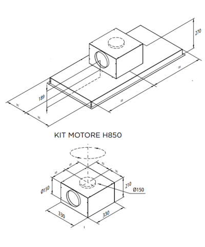 CAPPA SALIERI EVO 90CM (AIRO)