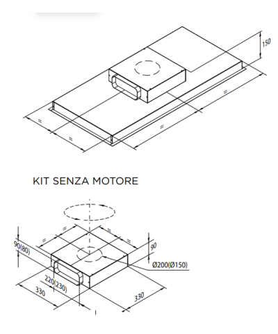 CAPPA SALIERI EVO 120CM (AIRO)