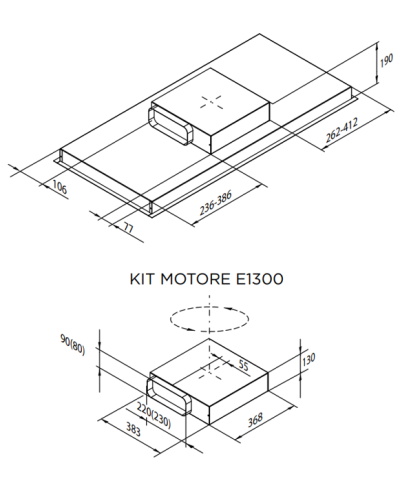 CAPPA SALIERI EVO 120CM (AIRO)