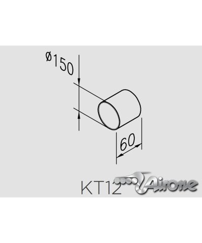 KT12 SPEZZONE TUBO TONDO (AIRO)