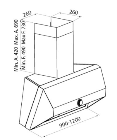 CAPPA VIS HEAD FREE NO DROP 90CM (AIRF)