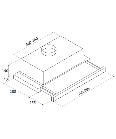 CAPPA SLIDE 90CM (AIRF)