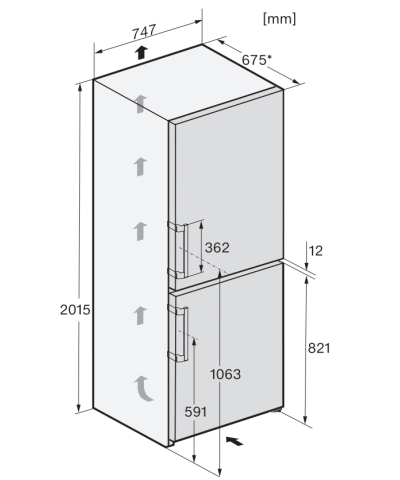 FRIGORIFERO KFN4796CD (MIEL)